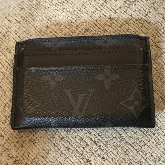 Louis Vuitton Monogram Black Card Holder - Picture 1 of 10